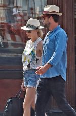 DIANE KRUGER in Cutoffs Out in East Village