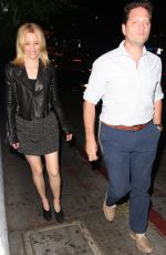 ELIZABETH BANKS Arrives at Chateau Marmont in Los Angeles