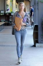 ELIZABETH BERKLEY Out and About in Brentwood