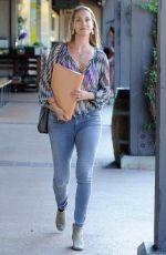 ELIZABETH BERKLEY Out and About in Brentwood