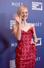 ELLE FANNING at Hollywood Foreign Press Association’s Grants Banquet in Beverly Hills