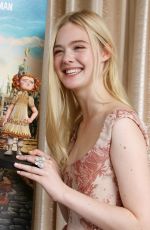 ELLE FANNING at The Boxtrolls Press Conference in Beverly Hills