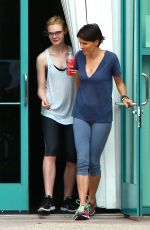 ELLE FANNING Leaves Dance Class in Studio City