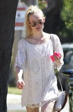 ELLE FANNING Out and About in Los Angeles 160