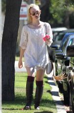 ELLE FANNING Out and About in Los Angeles 160