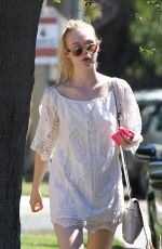 ELLE FANNING Out and About in Los Angeles 160