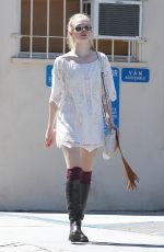 ELLE FANNING Out and About in Los Angeles 160