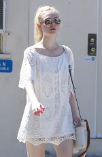 ELLE FANNING Out and About in Los Angeles 160
