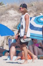 ELLIE GOULDING at a Beach in Formentera