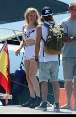 ELLIE GOULDING on a Yacht in Ibiza