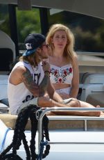 ELLIE GOULDING on a Yacht in Ibiza