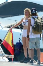 ELLIE GOULDING on a Yacht in Ibiza