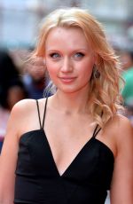 EMILY BERRINGTON at The Inbetweeners 2 Premiere in London
