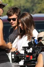 EMILY RATAJKOWSKI on the Set of We Are You Friends in Los Angeles