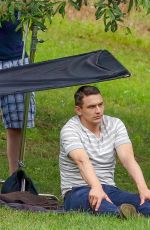 EMMA ROBERTS on the Set of Michael in Long Island