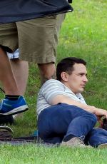 EMMA ROBERTS on the Set of Michael in Long Island