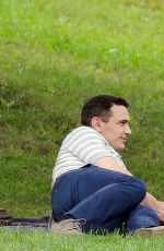 EMMA ROBERTS on the Set of Michael in Long Island