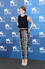 EMMA STONE at Birdman Photocall in Venice
