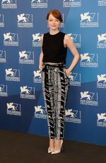 EMMA STONE at Birdman Photocall in Venice