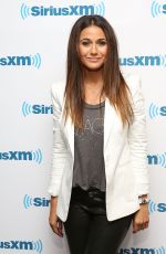 EMMANUELLE CHRIQUI at SiriusXM Studios in New York