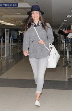 EMMY ROSSSUM at LAX Airport in Los Angeles 2508