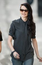 EVA GREEN Arrives at Jimmy Kimmel Live! in Hollywood