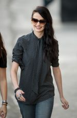 EVA GREEN Arrives at Jimmy Kimmel Live! in Hollywood