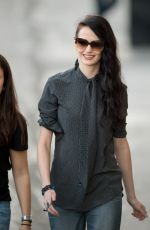 EVA GREEN Arrives at Jimmy Kimmel Live! in Hollywood