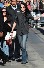 EVA GREEN Arrives at Jimmy Kimmel Live! in Hollywood