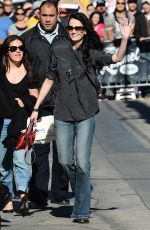 EVA GREEN Arrives at Jimmy Kimmel Live! in Hollywood