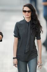 EVA GREEN Arrives at Jimmy Kimmel Live! in Hollywood