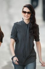 EVA GREEN Arrives at Jimmy Kimmel Live! in Hollywood