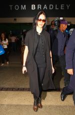 EVA GREEN Arrives at LAX Airport in Los Angeles