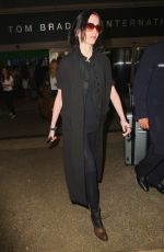 EVA GREEN Arrives at LAX Airport in Los Angeles