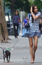 FAMKE JANSSEN Out and About in New York