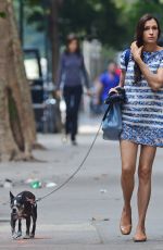 FAMKE JANSSEN Out and About in New York