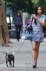 FAMKE JANSSEN Out and About in New York