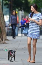 FAMKE JANSSEN Out and About in New York