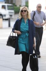 FEARNE COTTOM Arrives at Radio 1 Studios in London