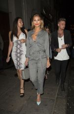 FERNE MCCANN Leaves Cafe de Paris in London