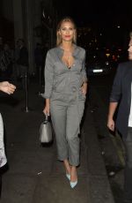 FERNE MCCANN Leaves Cafe de Paris in London