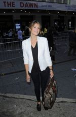 GEMMA ARTERTON Arrives at Kate Bush Concert in London