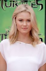 GINNY GARDNER at Teenage Mutant Ninja Turtles Premiere in Westwood