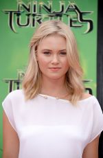 GINNY GARDNER at Teenage Mutant Ninja Turtles Premiere in Westwood