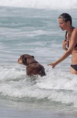 GISELE BUNDCHEN in Bbikini on the Beach in Costa Rica 