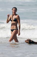 GISELE BUNDCHEN in Bbikini on the Beach in Costa Rica 