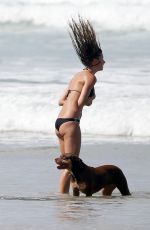 GISELE BUNDCHEN in Bbikini on the Beach in Costa Rica 