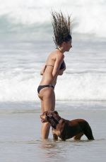 GISELE BUNDCHEN in Bbikini on the Beach in Costa Rica 