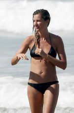 GISELE BUNDCHEN in Bbikini on the Beach in Costa Rica 