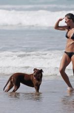GISELE BUNDCHEN in Bbikini on the Beach in Costa Rica 